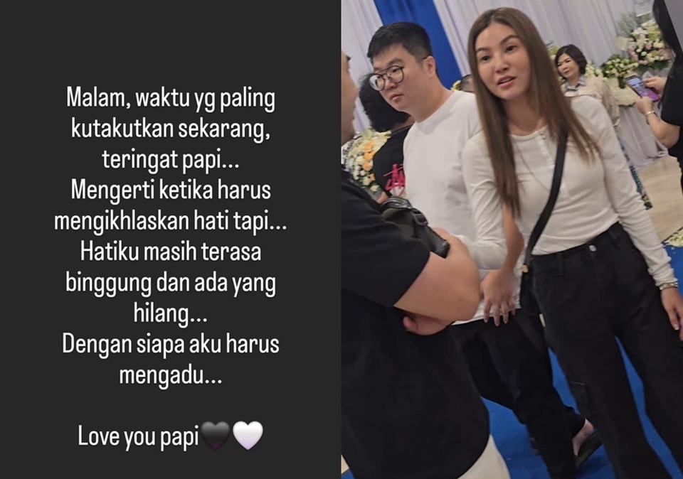 Sarwendah Curhat Masih Bingung Usai Kehilangan Sang Ayah Untuk Selamanya [Instagram]